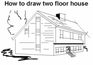 How to draw a house B screenshot